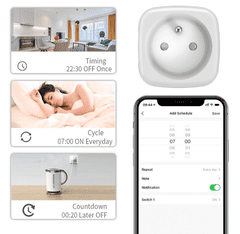BOT Pametna vtičnica S3 z merjenjem porabe energije WiFi