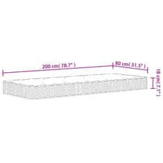 Vidaxl Vzmetnica z bonnell vzmetenjem srednja 80x200 cm