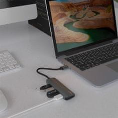 Noah USB 3.1 razdelilnik 4-portni aluminij