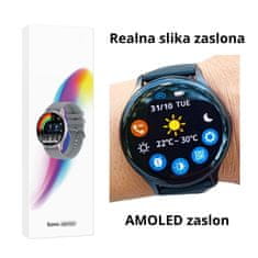 Hoco Pametna ura z 1,43” AMOLED zaslonom in bletooth funkcijo klica IP68 siva