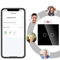 BOT Pametno stikalo za razsvetljavo Zigbee TWO SL12 bela