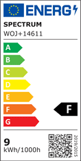 Spectrum LED žarnica E27 9W 4000K