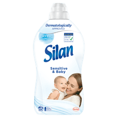 Silan mehčalec Sensitive & Baby, 1,408 l, 64 pranj