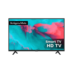 Krüger&Matz LED TV 32" HD, smart, DVB-T2/S2 h.256 HEVC