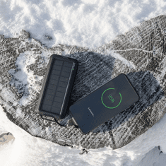 Krüger&Matz Powerbank, prenosna baterija 10000mAh, Li-pol, SOLARNA