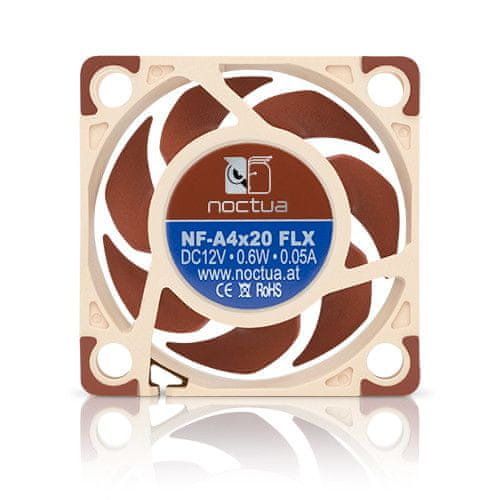 Noctua NF-A4x20-FLX, 40x40x20 mm, 3-izvodni, 5000/3700 vrt/min
