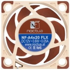 Noctua NF-A4x20-FLX, 40x40x20 mm, 3-izvodni, 5000/3700 vrt/min