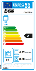 VOX electronics CTR6355IXQ steklokeramični štedilnik