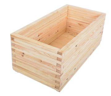 Rojaplast Velik lesen cvetlični lonec MAXI 100x50x40 cm z impregnacijo