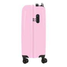 slomart kovček za kabine minnie mouse my time roza 20'' 34,5 x 55 x 20 cm