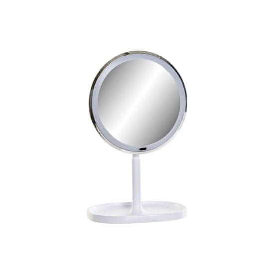 DKD Home Decor Povečevalno ogledalo z LED diodo DKD Home Decor 20 x 20 x 33 cm Bela plastika