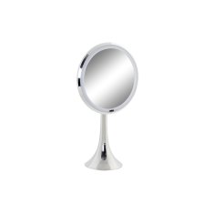 DKD Home Decor Povečevalno ogledalo z LED DKD Home Decor srebrna kovina 20 x 11 x 37 cm