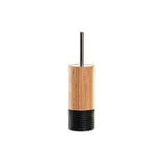 DKD Home Decor Ščetka za stranišče DKD Home Decor Črna Naravni bambus 10 x 10 x 36,8 cm