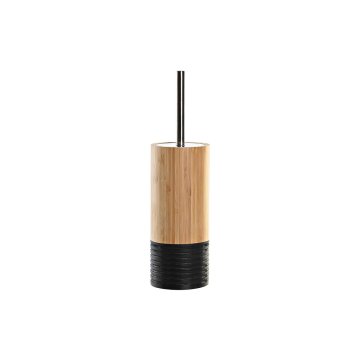 DKD Home Decor Ščetka za stranišče DKD Home Decor Črna Naravni bambus 10 x 10 x 36,8 cm