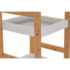 DKD Home Decor Kopalniške police DKD Home Decor White Natural Bamboo 30 x 29 x 80 cm