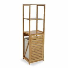 Versa Kopalniške police Versa Textile Bamboo MDF Wood (33 x 130 x 37,5 cm)