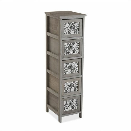 Versa Komoda Versa Grey Wood (32 x 98 x 26 cm)