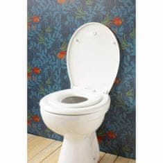 slomart toaletni sedež gelco odrasle otroci bela polipropilen (2 kosi)