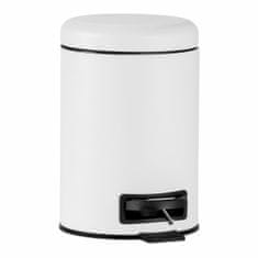 Andrea House Koš za smeti Andrea House Metal White 3 L (Ø 17,5 x 23 cm)