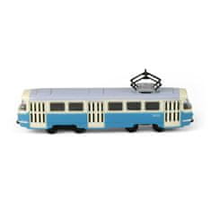 Rappa Kovinski tramvaj modre barve 16 cm