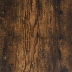 Greatstore Omarica za čevlje dimljeni hrast 60x21x125,5 cm inženirski les