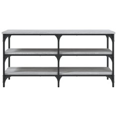 Vidaxl Klop za čevlje siva sonoma 100x38,5x49 cm inženirski les