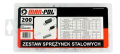 MAR-POL Jeklena vzmet, set 200 kosov M66495