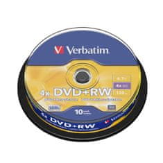 slomart dvd-rw verbatim 10 kosov črna pisana 4,7 gb 4x (10 kosov)