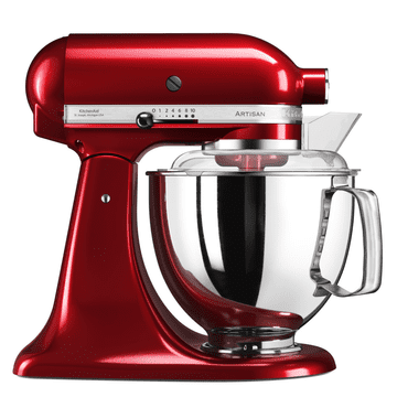 KitchenAid Artisan 5KSM175, rdeča kovinska, Kuhinjski robot