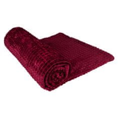 Dekorativna odeja 200 x 230 Temno rdeča