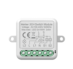 BOT Smart WiFi stikalo Matter SB14 z dvema gumboma