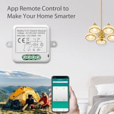BOT Smart WiFi stikalo Matter SB14 z enim gumbom