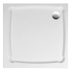 Gelco DIONA Kvadratna Prha, Lit Marmor, 90x90x7,5 cm, Bela, Znamka SAPHO