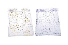 Vrečka ORGANZA Stars 17x23 cm Božič