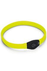 Karlie USB Visio Light LED ovratnica za polnjenje 65cm rumena KAR