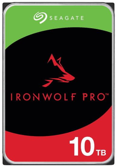 Seagate IronWolf Pro 10TB HDD / ST10000NT001 / Notranji 3,5" / 7200 vrt/min / SATA III / 256 MB