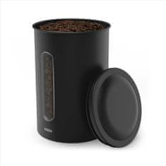 Xavax Barista škatla za kavo za 1,3 kg kavnih zrn ali 1,5 kg mlete kave, neprepustna, mat črna