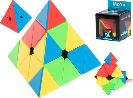 Ikonka KIK Pyraminx 3x3 sestavljanke