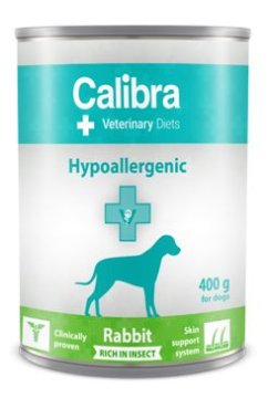Calibra VD Dogkonz. Hipoalergeni. Zajec&insekt 400g