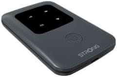 STRONG 4G MIFI 150/ standard Wi-Fi 802.11 b/g/n/ 150 Mbit/s/ 2,4 GHz/ 1x reža za SIM/ 1x microUSB/ 1x reža za micro SD/ črna