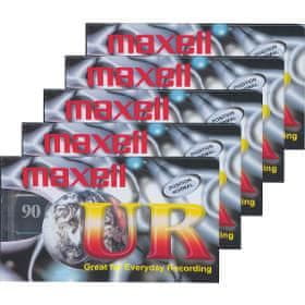 Maxell UR 90 avdio kaseta 5PK 124036