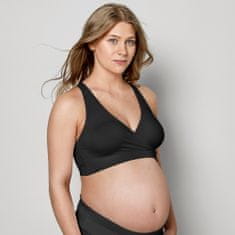 Medela Nočni modrček za nosečnice in doječe matere Keep Cool, črn XXL
