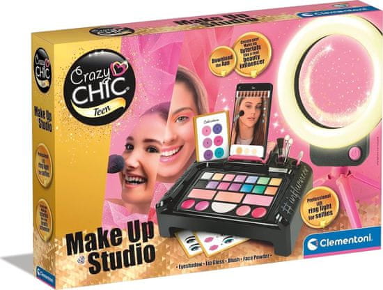 Clementoni Crazy Chic Teen Make up Studio: Set za vplivneže