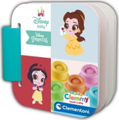 Clementoni Mehki igralni set Clemmy s knjigo Disneyjeve princese