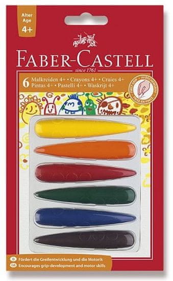 Faber-Castell Plastične barvice 6 kosov