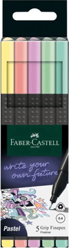 Faber-Castell Markerji Grip Pastel - 20 barv