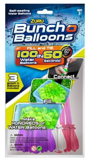 Zuru Bitka z vodnimi baloni 3 paketi