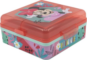 Stor Square Multi Snack Box Minnie Mouse