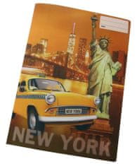 REAS-PACK Šolski zvezek 440 s 3D motivom NEW YORK