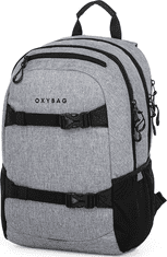 Oxybag Študentski nahrbtnik + kovček OXY Sport Grey Melange